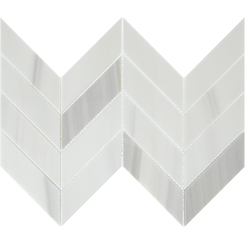 Pietra Divina Chevron Calacatta Dolomiti 14" x 14"