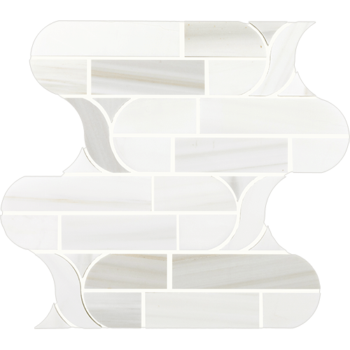 Pietra Divina Cupola Calacatta Dolomiti 12" x 11"