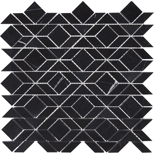 Pietra Divina Framework Nero Marquina 13" x 14"