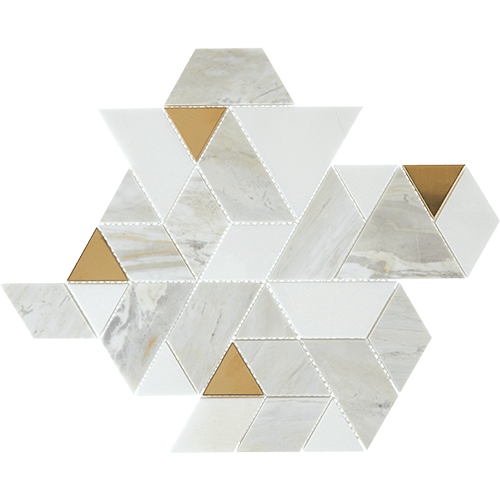 Pietra Divina Spectrum Namaste Gold Blend 14" x 14"