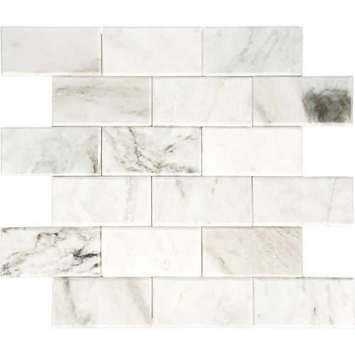 SimplyStick Mosaix Brick Joint Daphne White 12" x 12"