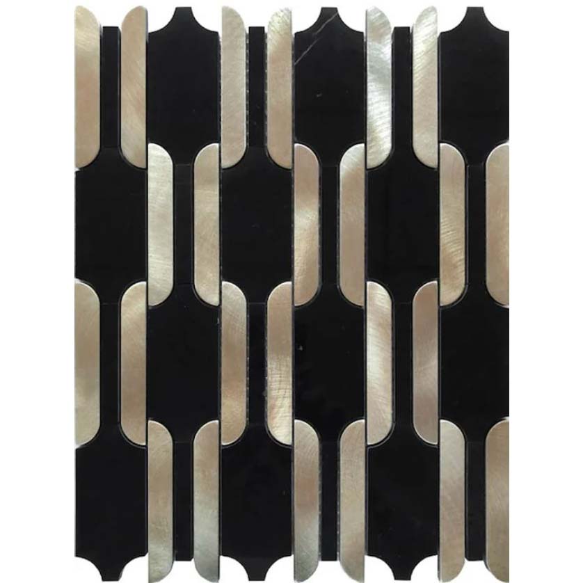 Chainlink-Black Anchor Black 12" x 12"