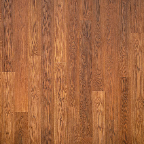 Laminate Flooring in Smooth Amber Oak colorway