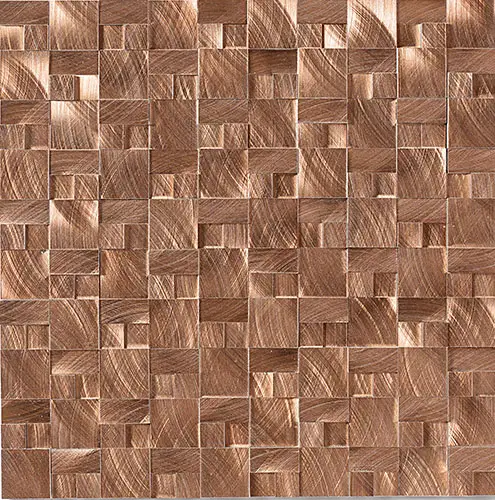 Structure 3D Block Copper