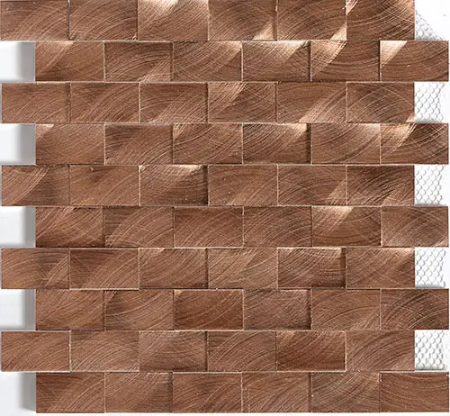 Structure 3D Brick Joint Copper