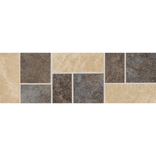 dal-continental-slate-deco-gold-blue-brown-4-x-12 Continental Slate Deco Gold / Blue / Brown 4" x 12"