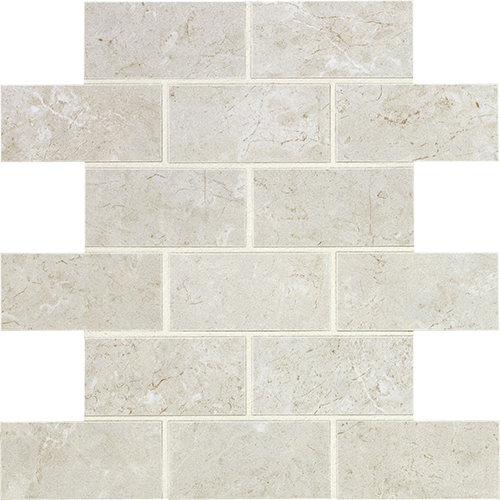 Florentine Brick Argento 12" x 12"