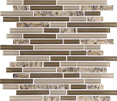 Granite Radiance Random Linear Santa Cecilia Blend 12" x 12"