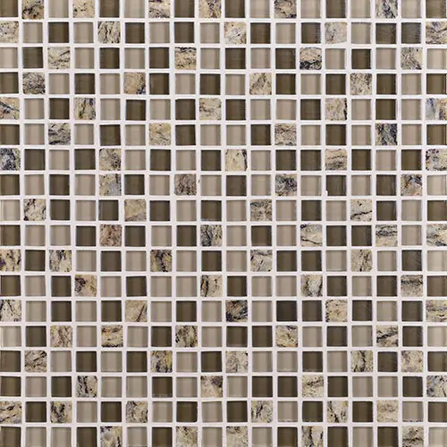 Granite Radiance Straight Joint Santa Cecilia Blend 12" x 12"