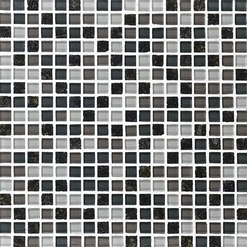 Granite Radiance Straight Joint Ubatuba Blend 12" x 12"