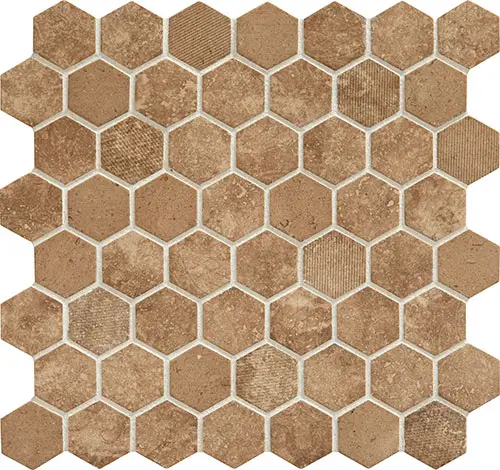 Vintage Hex Legacy Sepia 12" x 12"