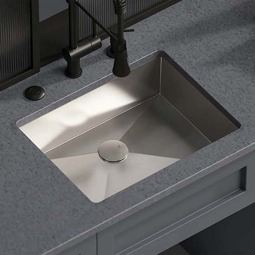 PL-HA108 R0 18g ADA Compliant Handmade 18 Gauge Stainless Steel Undermount Sink
