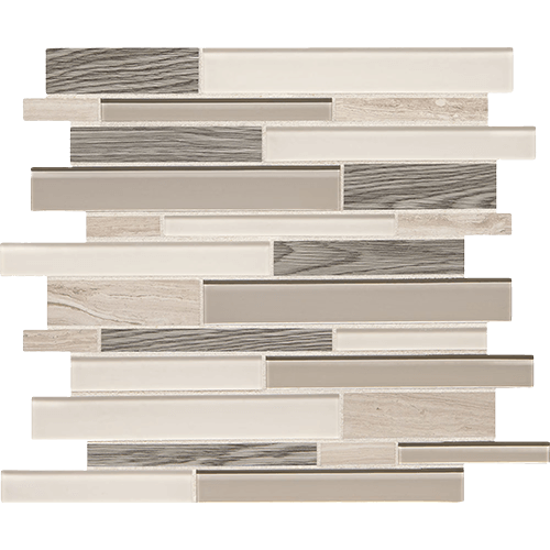 Idyllic Blends Random Linear Serene Storm 12" x 14"