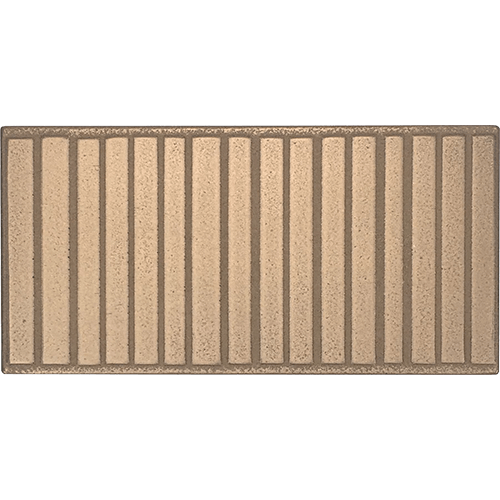 Industrial Metals Column Gold 3" x 6"