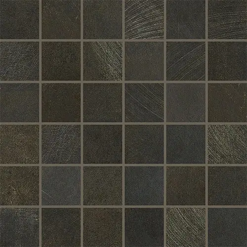 Ironcraft Matte Straight Joint Sable Black 12" x 12"