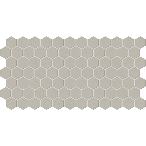 Keystones 1" Hex Desert Gray 12" x 21"