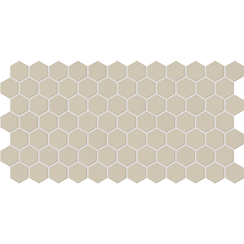 Keystones 2" Hex Urban Putty 12" x 24"
