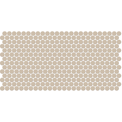 Keystones Penny Rounds Urban Putty 10" x 22"
