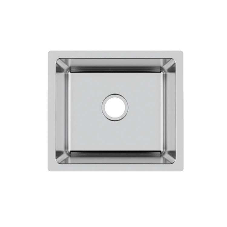 PL-VR1816R20_C PL-VR1816 R20 18 Gauge Stainless Steel Undermount Kitchen Sink 18" x 16" with Low Radius Corners