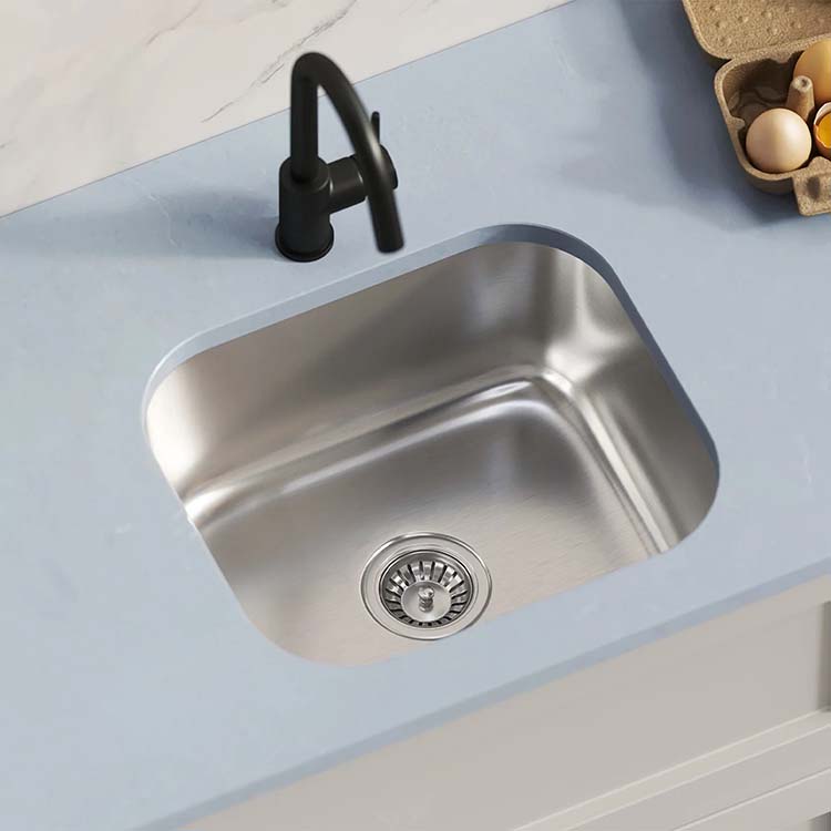 PL-VS2118 18 Gauge Stainless Steel Single Bowl Undermount Kitchen Sink