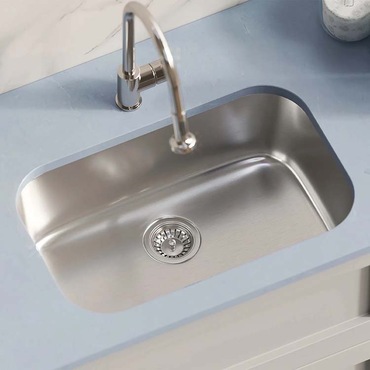 PL-VS2718 16/18 Gauge Stainless Steel Single Bowl Undermount Kitchen Sink