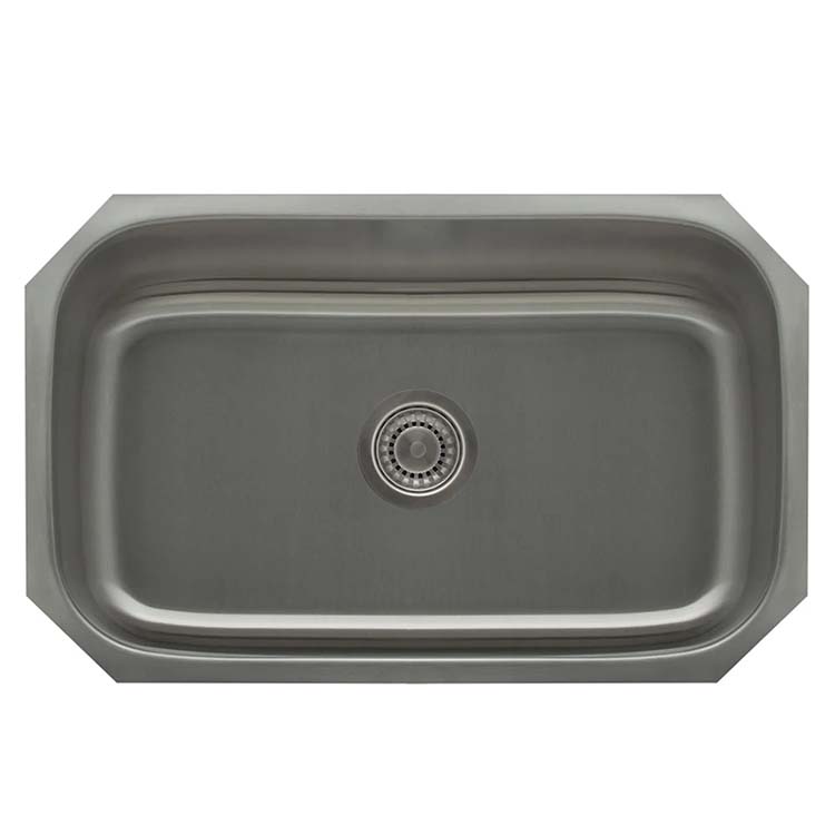 PL-VS3018_F PL-VS3018 16/18 Gauge Stainless Steel Single Bowl Undermount Kitchen Sink