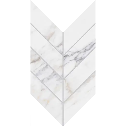 Marble Attache Lavish Chevron Golden Reverie 7" x 14"