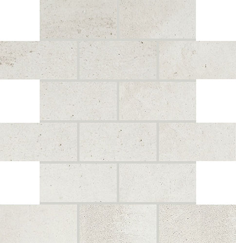 Modern Hearth Brick Joint White Ash 12" x 12"