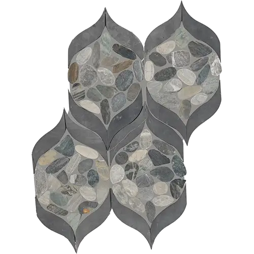 Pebble Oasis Petal Coastal 15" x 12"