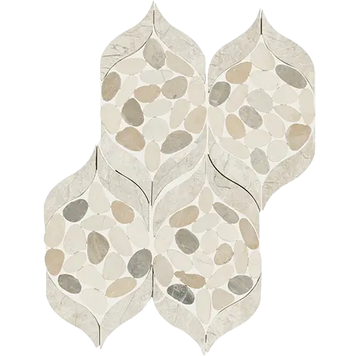 Pebble Oasis Petal Seashell 15" x 12"
