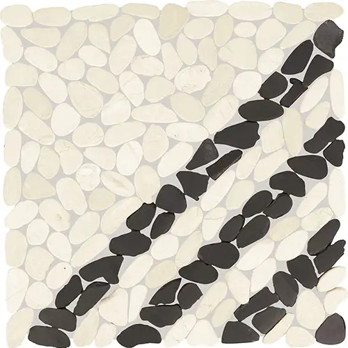 Pebble Oasis Striped Icicle 12" x 12"