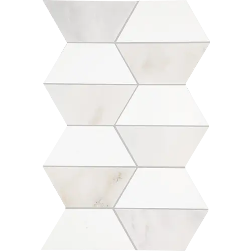 Perfit Mosaix Half Hex Paradise & Thassos 18" x 11-12"