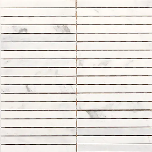 Stone A La Mod Linear Contempo White 12" x 12"