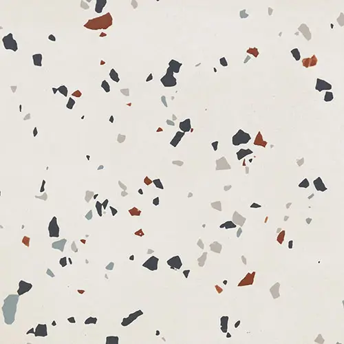 Color Story Floor Matte Designer White Speckle 12" x 12"