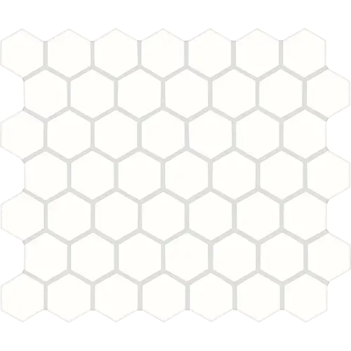 Color Story Glossy Hex Ice White 12" x 14"