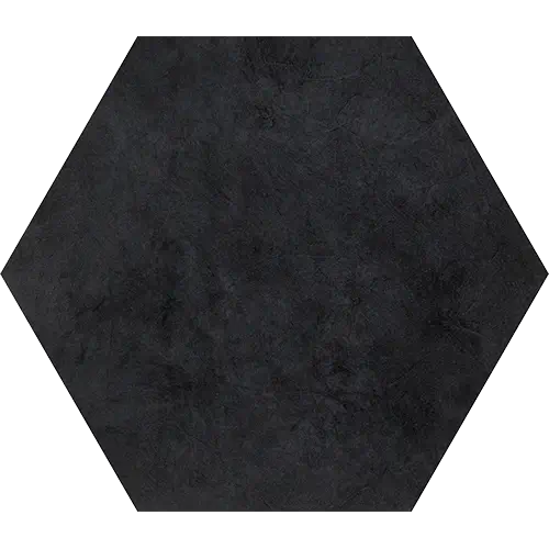 Bee Hive Hex Black 24" x 20"