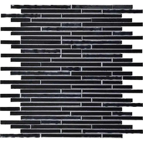 Opulence Random Linear Onyx 12" x 12"