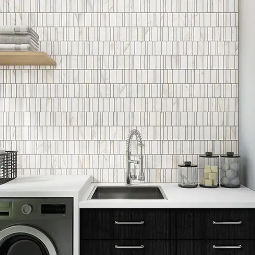 dal-perfit-mosaix-random-namaste-thassos-18-x-11-12-2 Perfit Mosaix Random Namaste & Thassos 18" x 11-12"