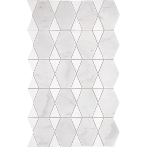 Perfit Mosaix Reverse Saran White & Thassos 18" x 11-12"