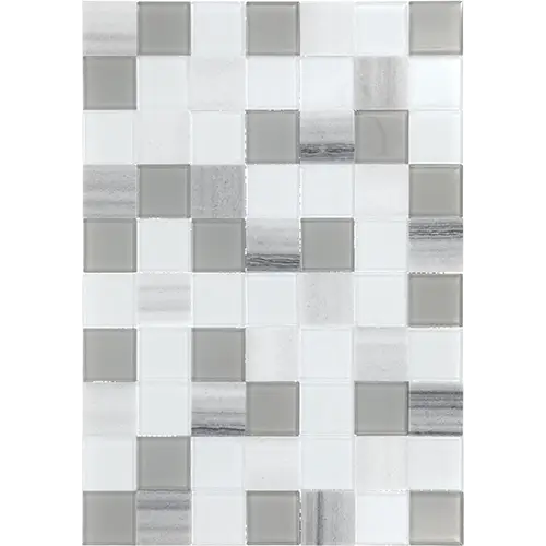 Perfit Mosaix Straight Stack Marmara & Glass 18" x 11-12"