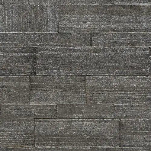 Stacked Stone Macau Black 6" x 24"