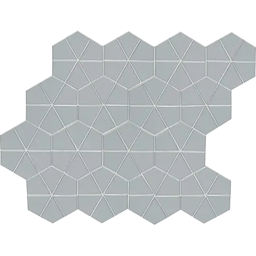 Stagecraft Kaleidoscope Glossy Desert Gray 6" x 6"