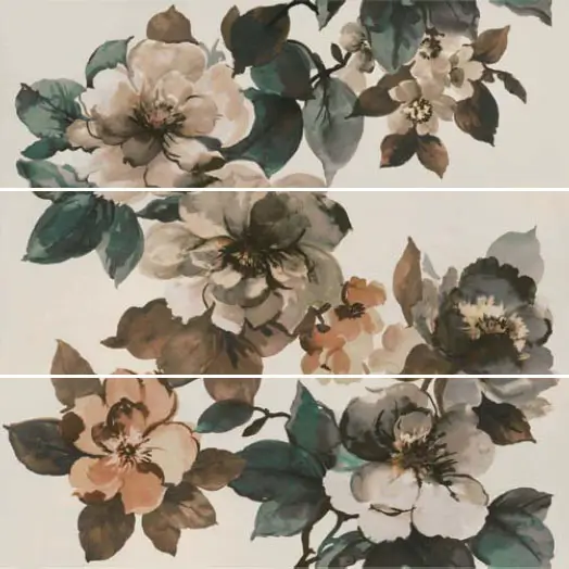 Stare Eclettica Flower Cream/Taupe/Sage 48" x 48"
