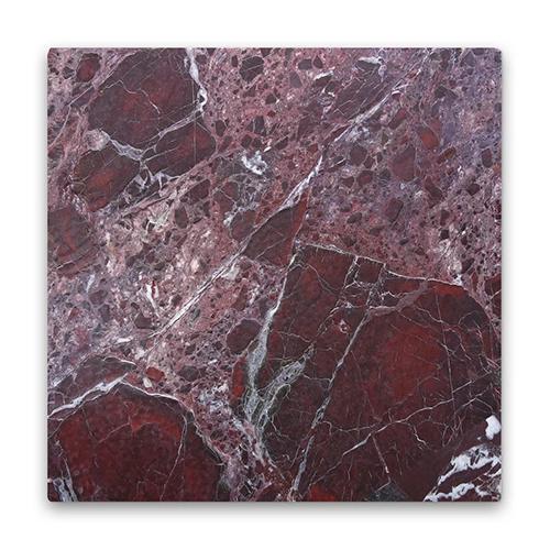 Avant Garde Breccia Vino 12" x 12" Modern Tumbled Square