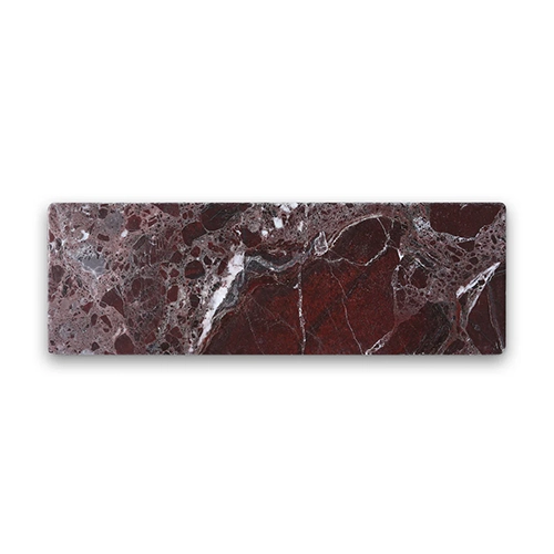 Avant Garde Breccia Vino 4" x 12" Modern Tumbled Rectangle