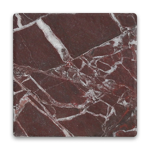 Avant Garde Breccia Vino 4" x 4" Modern Tumbled Square