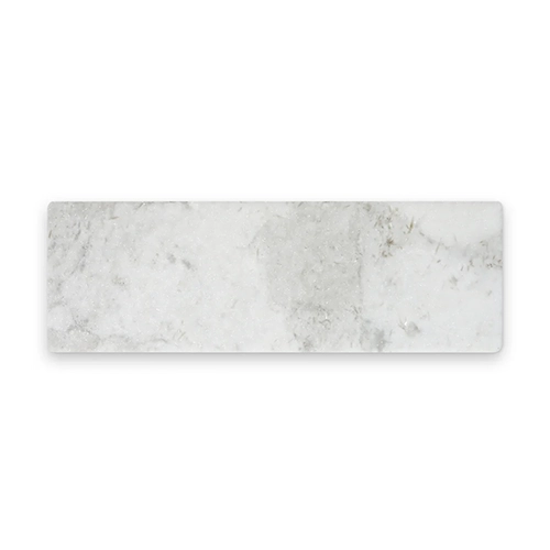 Avant Garde Daphne White 4" x 12" Modern Tumbled Rectangle
