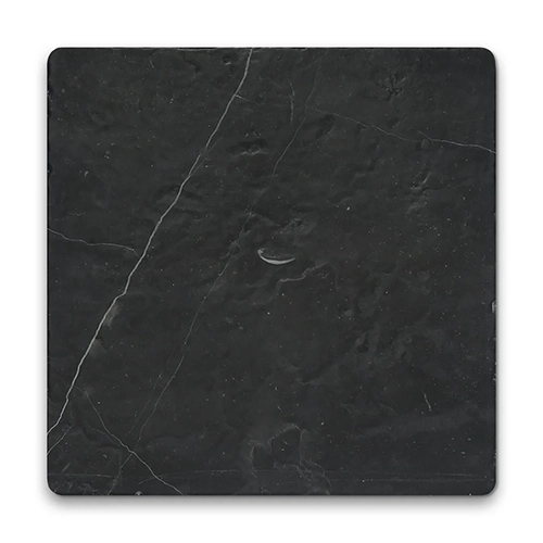 Avant Garde Nero Marquina 12" x 12" Modern Tumbled Square