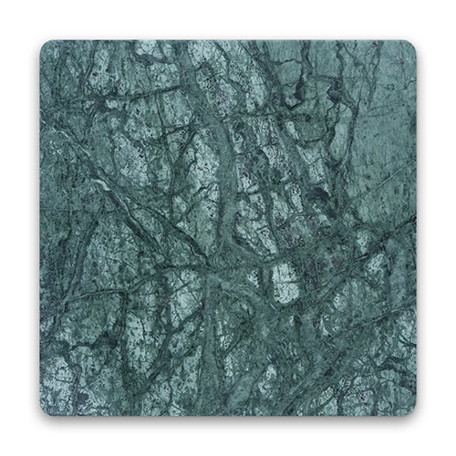 Avant Garde Verde Reale 4" x 4" Modern Tumbled Square