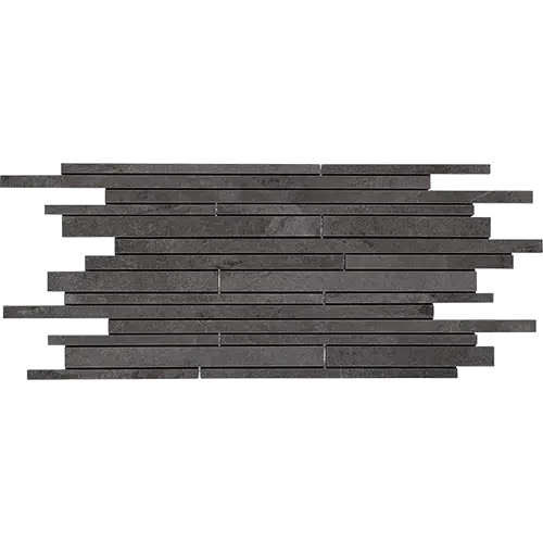 Delegate Random Linear Dark Grey 12" x 30"